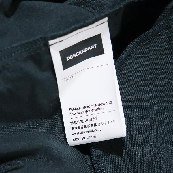 DESCENDANT ディセンダント 18AW TERRACE NYLON JACKET 182TQDS DESCENDANT ディセンダント 18AW TERRACE NYLON JACKET 182TQDS