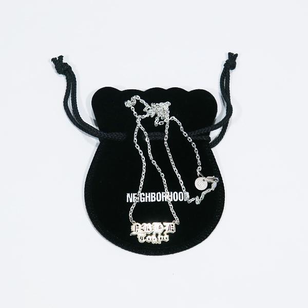 NEIGHBORHOOD（ネイバーフッド） 24SS SILVER NBHD LOGO NECKLACE