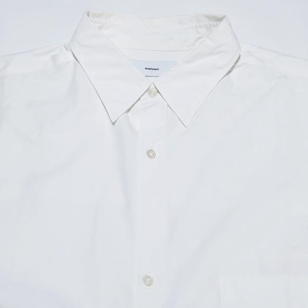 Graphpaper グラフペーパー OVERSIZED L/S COLLAR SHIRT GM204-50603