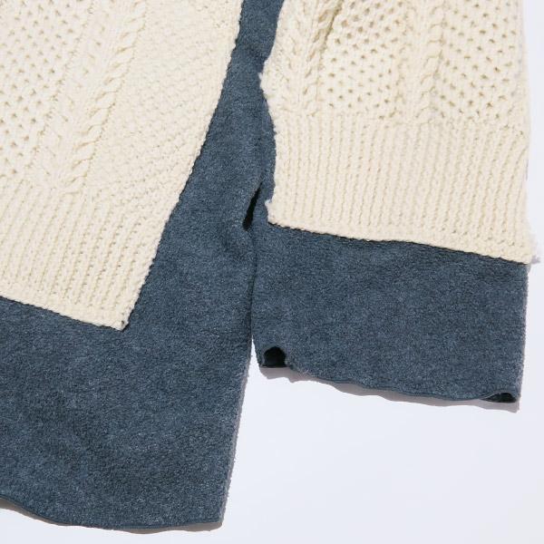 Rebuild by Needles リビルド バイ ニードルズ FISHERMAN SWEATER