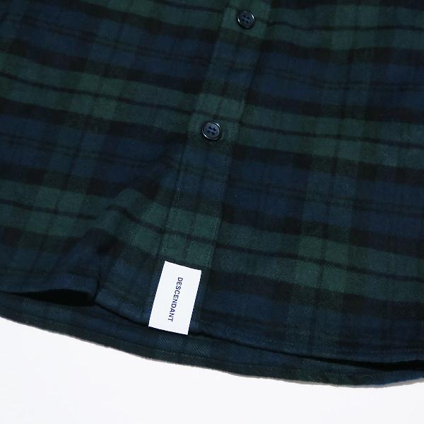 DESCENDANT ディセンダント 21AW CPOC PLAID LS SHIRT 212TQDS-SHM03