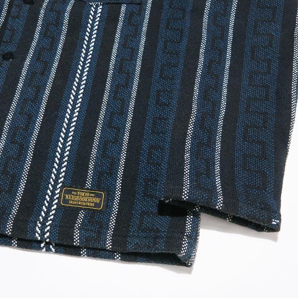 ネイバーフッド スコーピオンシャツ M 刺繍 美品 日本製　ストライプ　希少 ネイバーフッド スコーピオンシャツ M 刺繍 美品 日本製