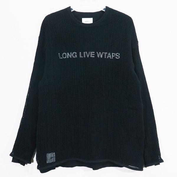 新品 WTAPS GHILL LS COTTON LLW 長袖Tシャツ 黒Ｓ WTAPS（ダブルタップス） 24SS GHILL/LS/COTTON.LLW ギル ロング
