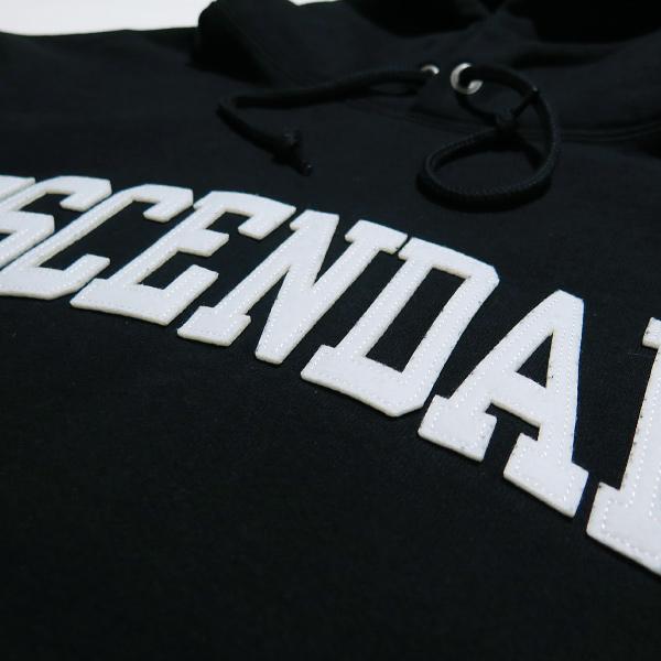 24aw descendant TEAM CREW NECK M スウェット DESCENDANT/TEAM CREW NECK SWEATSHIRT (BLACK)