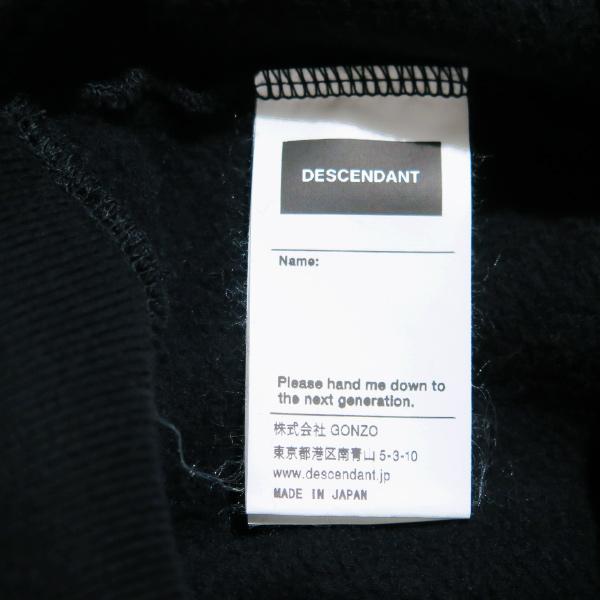 DESCENDANT ディセンダント 24AW TEAM HOODY 242ATDS-CSM08 チーム