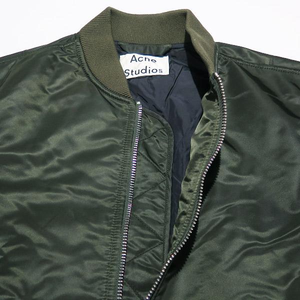 Acne Studios アクネ ボンバージャケット MA-1 オリーブ　44 Acne Studios（アクネ ストゥディオズ） BOMBER JACKET FN-MN