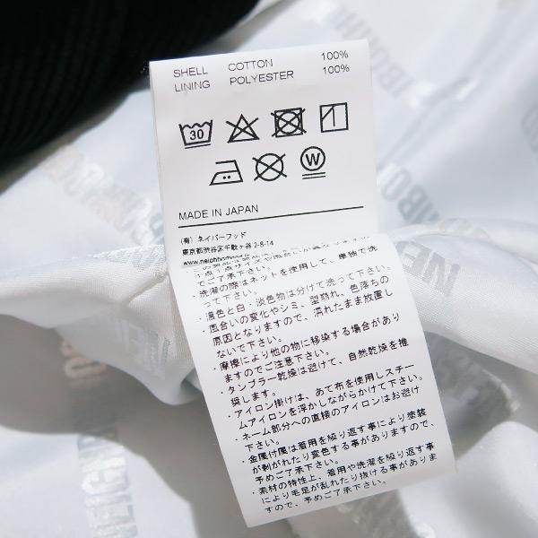 NEIGHBORHOOD ネイバーフッド 22AW CORD WINDBREAKER JK.CO NEIGHBORHOOD ネイバーフッド 22AW CORD WINDBREAKER JK.CO