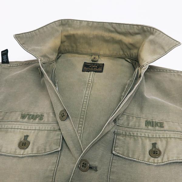 WTAPS ダブルタップス 15SS BUDS L/S 01/SHIRT.COTTON.SATIN 151GWDT 