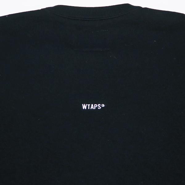 【即日発送】WTAPS ブラック スウェット トレーナー WTAPS 【値下げ】WTAPS 25SS 「WUT SWEATER COTTON」 刺繍