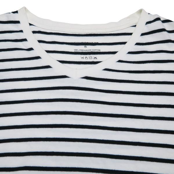 NEIGHBORHOOD（ネイバーフッド） V-NECK BORDER TEE Vネック ボーダー