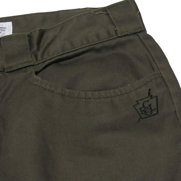 challenger×dickies ワークパンツ オリーブ 激レア品