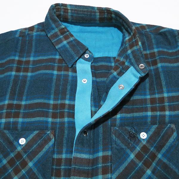 sacai（サカイ） x Dr.Woo ドクター ウー DRAWSTRING FLANNNEL SHIRT