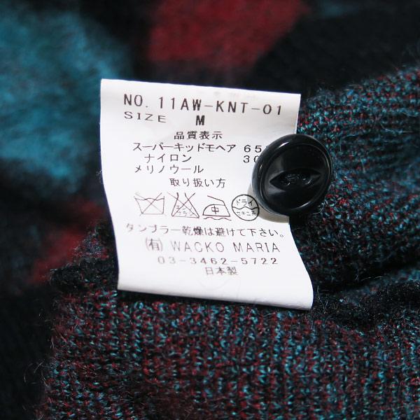 WACKO MARIA（ワコマリア） DIAMOND MOHAIR CARDIGAN 11AW-KNT-01