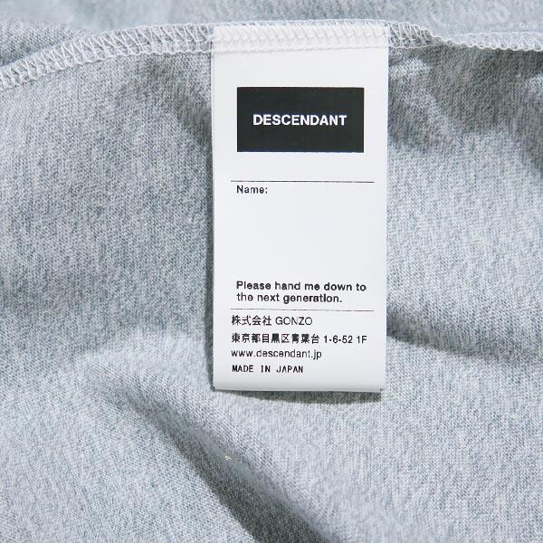 DESCENDANT ディセンダント 21SS CROP U NECK SS 211ATDS-CSM02