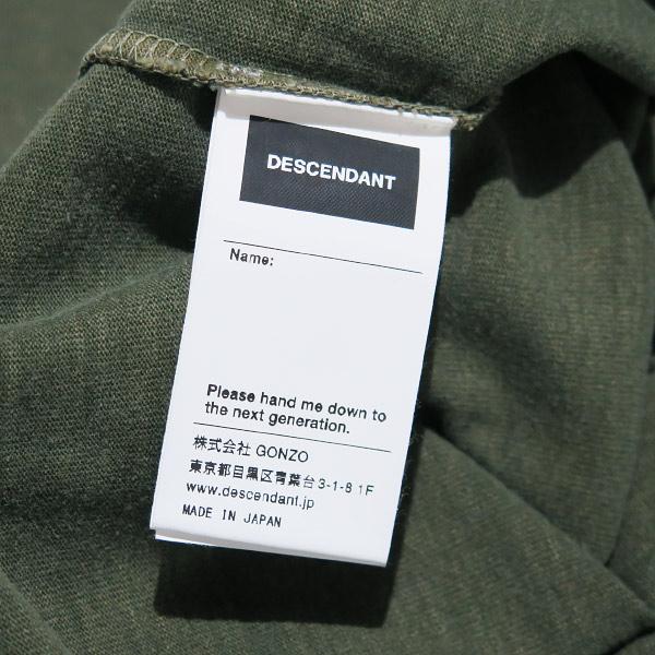✅レアDESCENDANT MILITIA LAYERED TEE Lサイズ DESCENDANT ディセンダント 20SS MILITIA LAYERD TEE 201ATDS