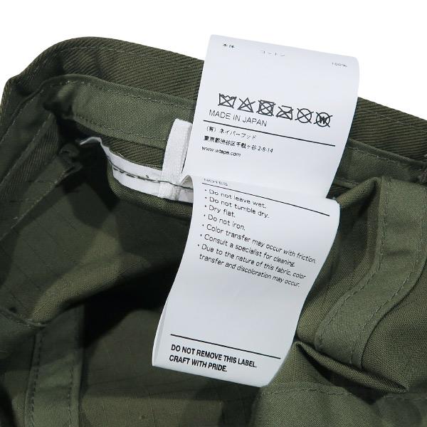 NEIGHBORHOOD 23SS キャップ wtaps WTAPS（ダブルタップス） 23SS T-5/CAP/COTTON.RIPSTOP 231HCDT-HT01S
