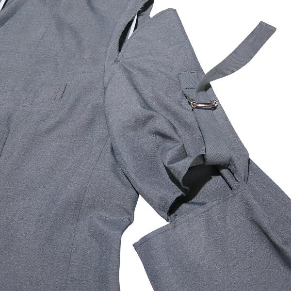 TAKAHIROMIYASHITA TheSoloist. タカヒロミヤシタ ザソロイスト THREE-WAY COLLARLESS JACKET sj.0005SS22 スリーウェイカラーレスジャケット グレー サイズ46 | TAKAHIRO MIYASHITA The SoloIst. | 04