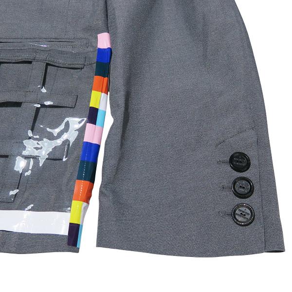 TAKAHIROMIYASHITA TheSoloist. タカヒロミヤシタ ザソロイスト THREE-WAY COLLARLESS JACKET sj.0005SS22 スリーウェイカラーレスジャケット グレー サイズ46 | TAKAHIRO MIYASHITA The SoloIst. | 05