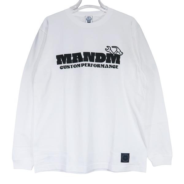 M&M エムアンドエム ロンT ロングスリーブ Tシャツ 灰 L 美品 M&M