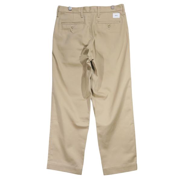 WTAPS TROUSERSB トラウザー WTAPS CREASE/TROUSERS/CTPL.TWILL BLACK ダブルタップス