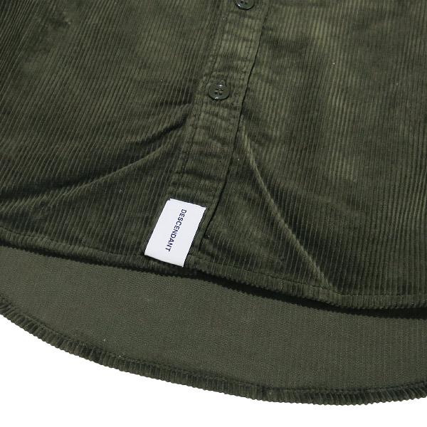 DESCENDANT ディセンダント 19AW TETTY CORDUROY LS SHIRT