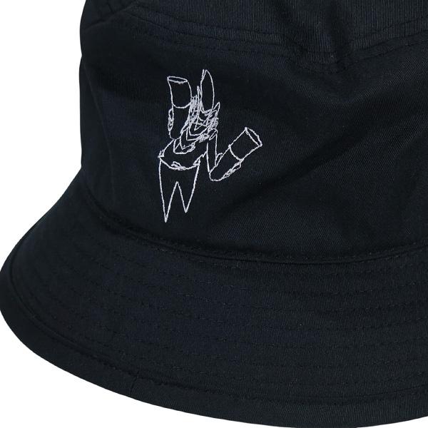 美品]NEIGHBORHOOD FUTURA BACKET HAT 黒ブラック NEIGHBORHOOD