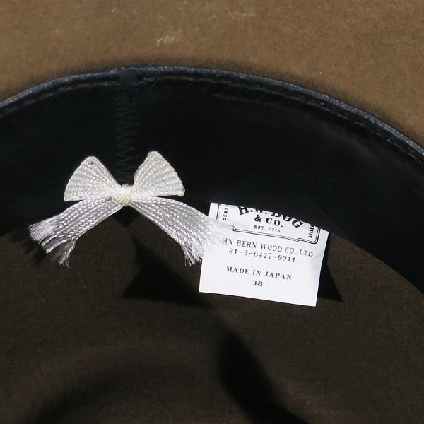 H.W dog & co ブラウン　ハット　サイズ38 THE H.W. DOG & CO. H.W.DOG&CO ザ エイチダブリュー ドッグ