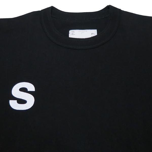 scai サカイ Sロゴ Tシャツ カットソー ブラック 3 sacai（サカイ）で大人気のロゴTに新色登場。カプセル