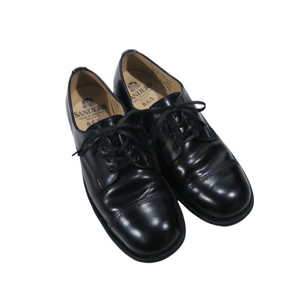 SANDERS（サンダース） B.G.S. DERBY SHOE BLACK POLISHING LEATHER