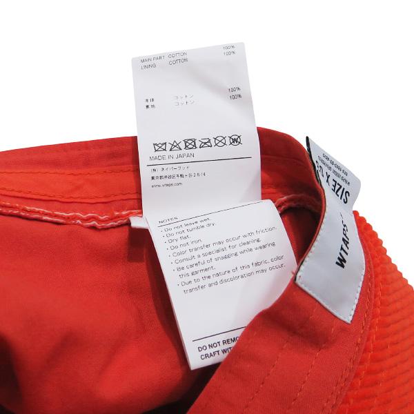WTAPS（ダブルタップス） 24AW BUCKET 02/HAT/ COTTON.CORDUROY