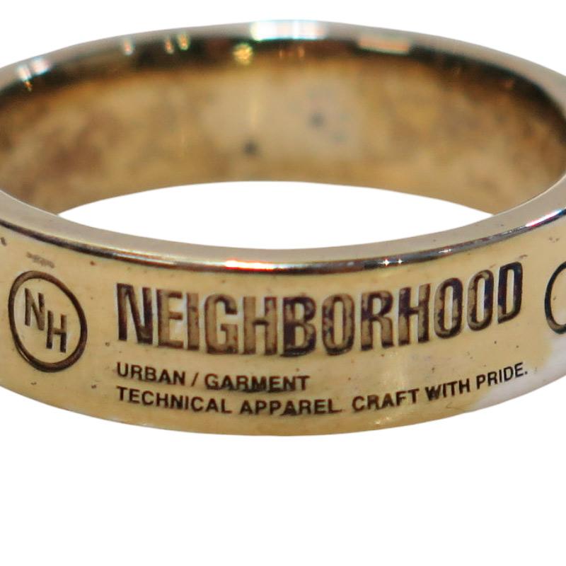 NEIGHBORHOOD（ネイバーフッド） 23SS GOLD PLAIN RING 231IVNH-AC05