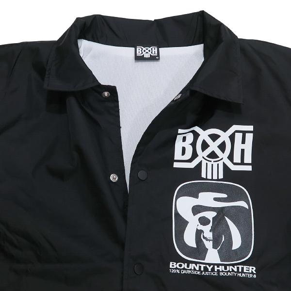 バウンティーハンター　BOUNTY HUNTER　コーチジャケット　ブラック　M BOUNTY HUNTER バウンティー ハンター COACH JACKET コーチ