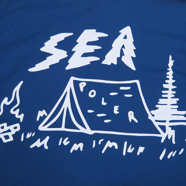 WIND AND SEA 半袖ワークシャツ L 青 WIND AND SEA（ウィンダンシー） POLER ポーラー x WIND AND SEA S/S