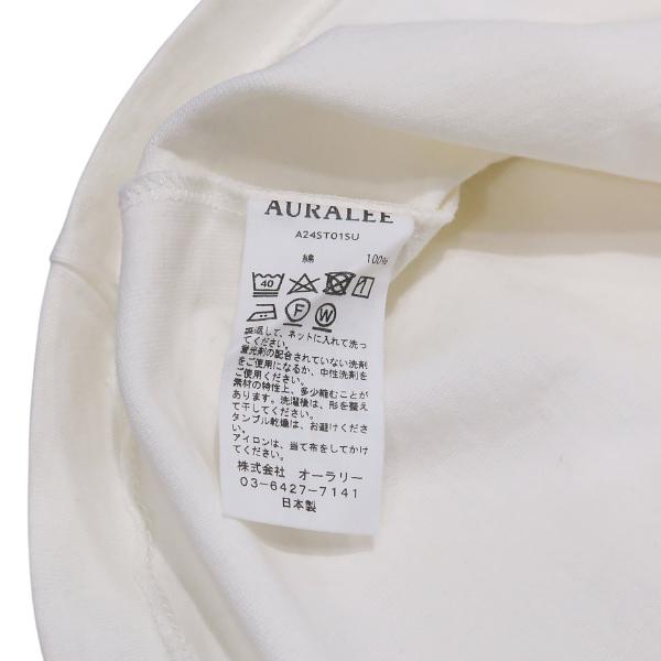 AURALEE（オーラリー） HEAVY WEIGHT TEE A24ST01SU ヘビーウェイト T