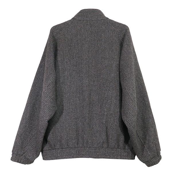 AURALEE オーラリー ALPACA WOOL SILK TWEED ZIP BLOUSON
