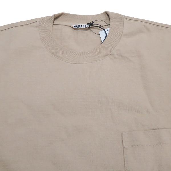 AURALEE（オーラリー） HEAVY WEIGHT POCKET TEE A25ST01SU