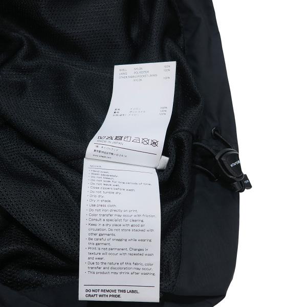 WTAPS SMOCK 221BRDT-JKM04サイズ03 (L) 黒 WTAPS (ダブルタップス) 22SS SMOCK JACKET スモックジャケット