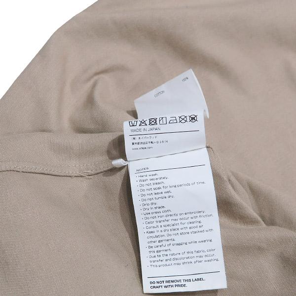 WTAPS（ダブルタップス） 22SS BD 01/LS/COTTON.TWILL 221GWDT-SHM01