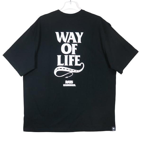 【新品未使用・タグ付】ラッツ×ネイバーフッド 20周年 コラボ Tシャツ 黒 L RATS（ラッツ） x NEIGHBORHOOD ネイバーフッド 20th RATS