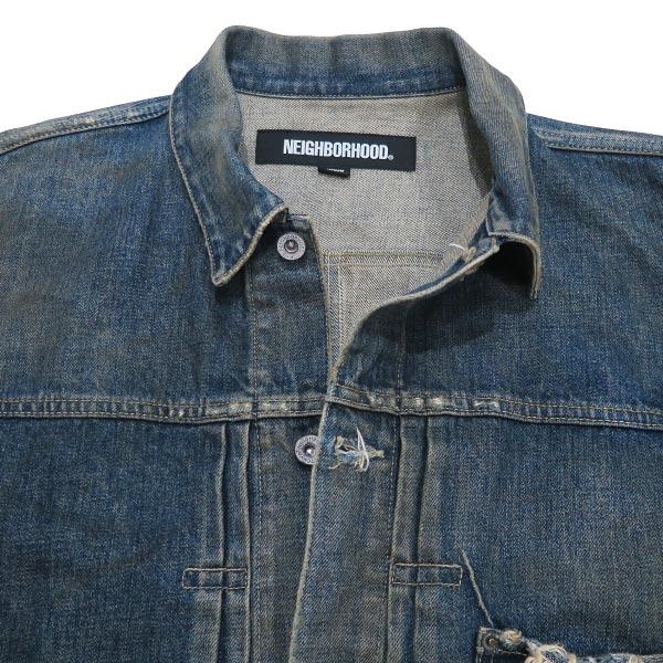 極美品 24aw ネイバーフッド サベージ デニムジャケット XL NEIGHBORHOOD ネイバーフッド 24AW SAVAGE DENIM TYPE-1 JACKET