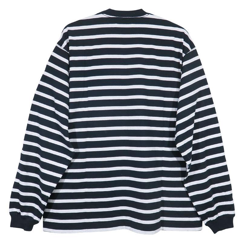 everyone エブリワン HIGH-GAUGE COTTON BORDER LONG SLEEVE TEE SHIRT
