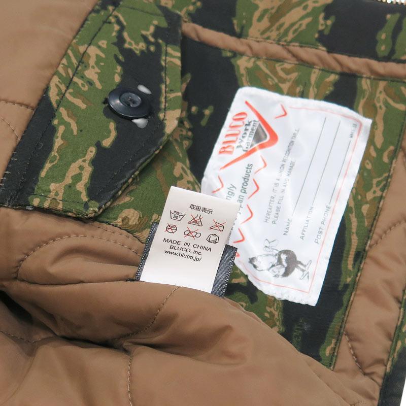 BLUCO（ブルコ） WORK GARMENT RIB WORK VEST OL-044 リブ ワーク