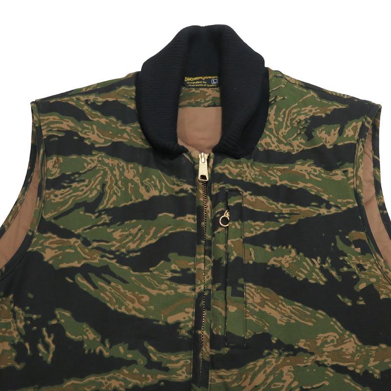 BLUCO（ブルコ） WORK GARMENT RIB WORK VEST OL-044 リブ ワーク