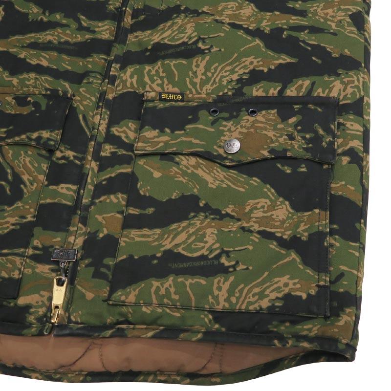 BLUCO（ブルコ） WORK GARMENT RIB WORK VEST OL-044 リブ ワーク