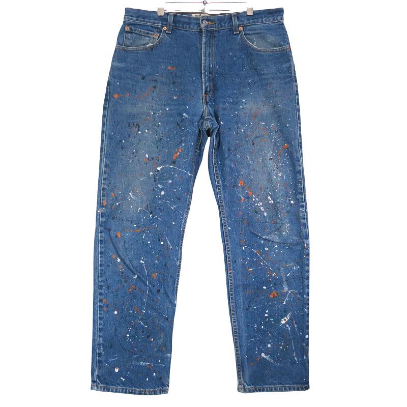 Levi's 550 W36 L30 インディゴ ブルー XL 1991年製 USA製 リーバイス 550 ジーンズ W36 L30 テーパード