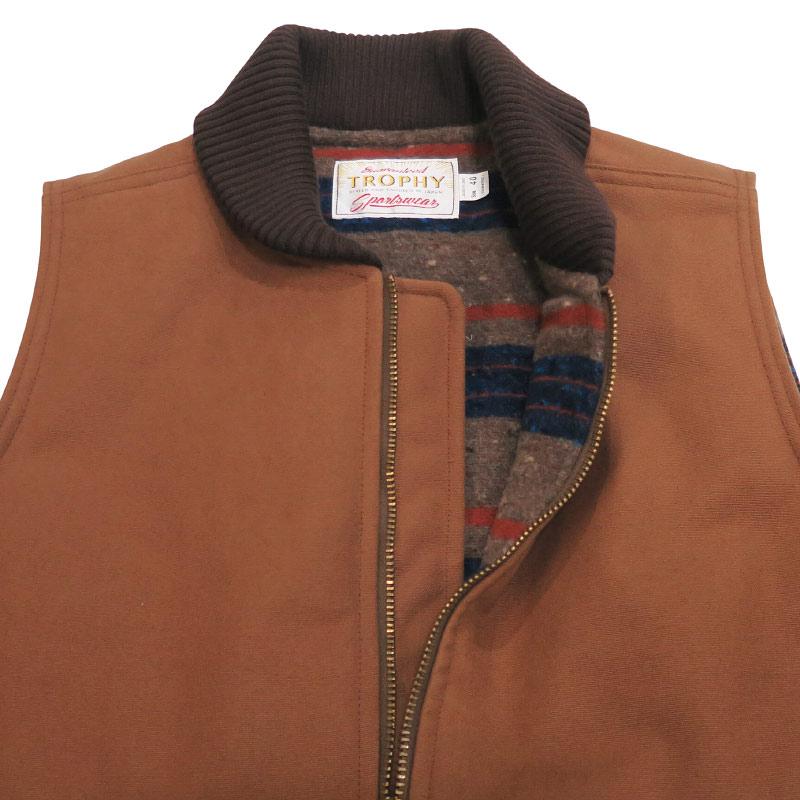 TROPHY CLOTHING（トロフィークロージング） OILED DUCK STORM VEST