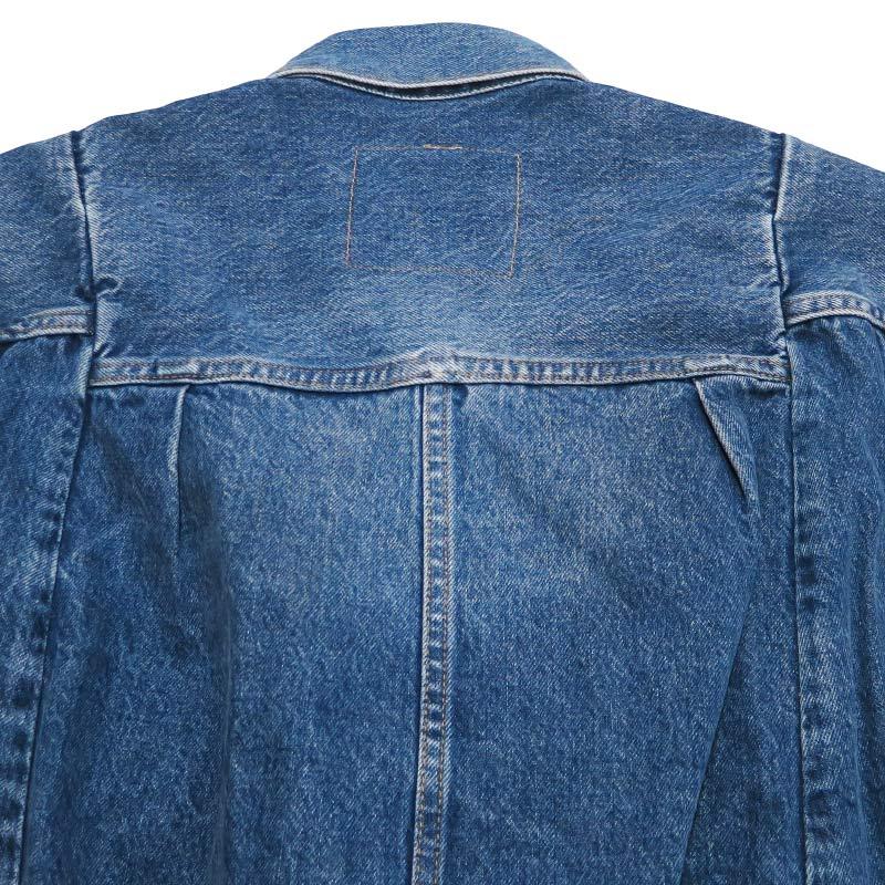 sacai × Levi's デニム ジャケット リーバイス×sacai」デニムジャケット3種をドッキング、7ポケット仕様の