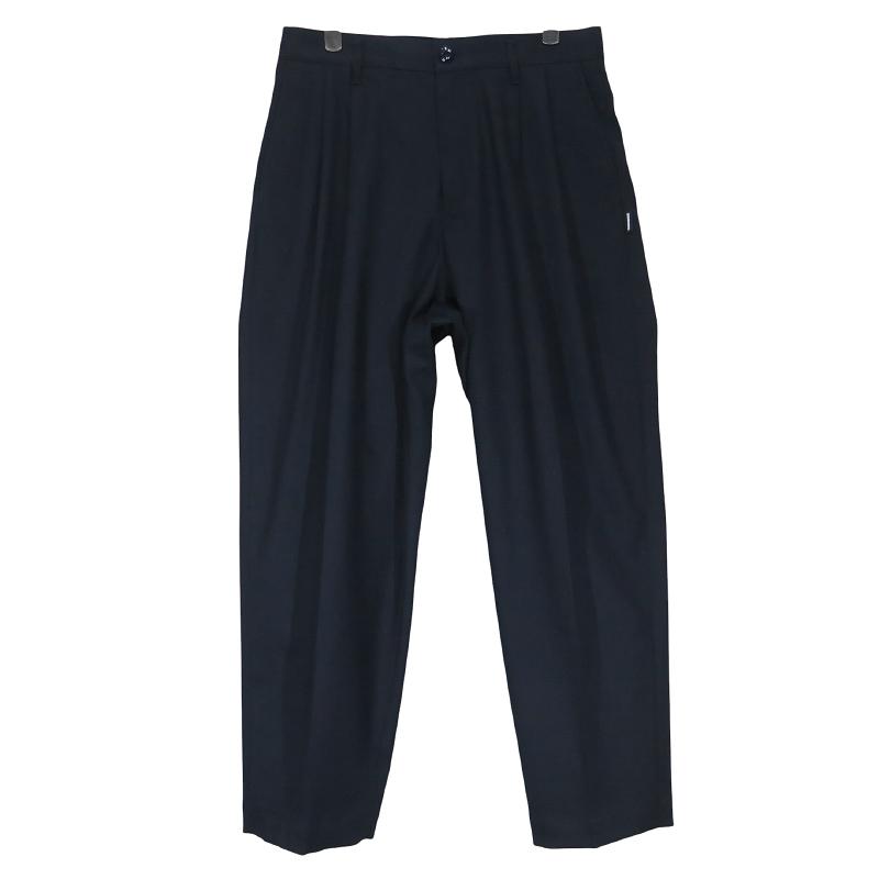 NEIGHBORHOOD 24AW テーパードパンツ　ネイビー　Ｌ NEIGHBORHOOD（ネイバーフッド） 24AW TWO TUCK PANTS 242SPNH-PTM07