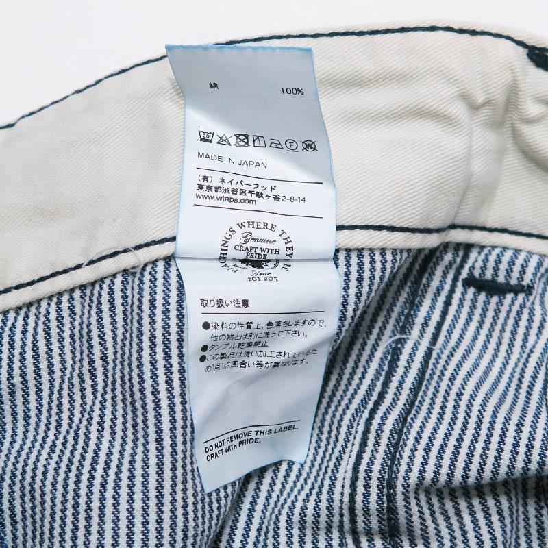 17SS WTAPS UNION/TROUSERS HICKORYS Lサイズ WTAPS（ダブルタップス） 17SS UNION/TROUSERS. COTTON.HICKORYSTRIPE