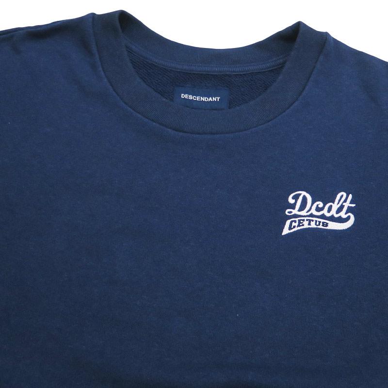 DESCENDANT ディセンダント 22SS DORSAL CREW NECK 221ATDS-CSM07